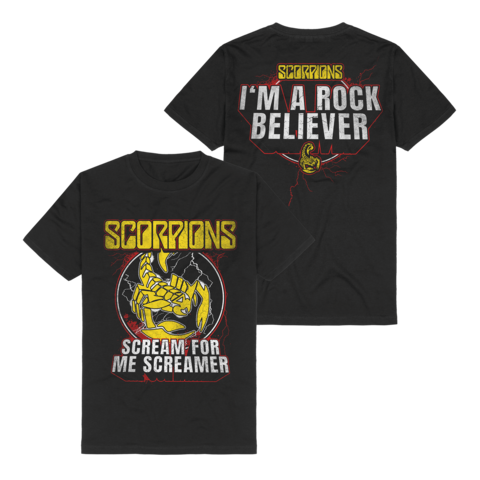 Scream For Me Screamer by Scorpions - T-Shirt - shop now at Scorpions store