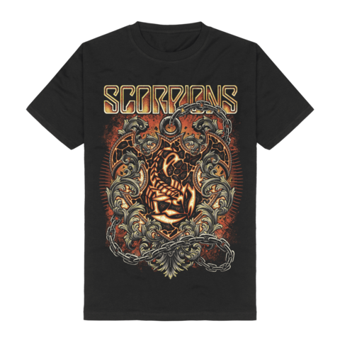 Crest in Chains by Scorpions - T-Shirt - shop now at Scorpions store