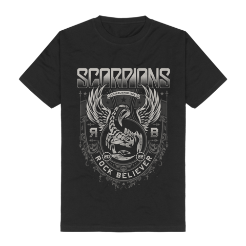 Rock Believer Ornaments von Scorpions - T-Shirt jetzt im Scorpions Store