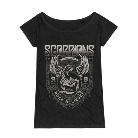 Rock Believer Ornaments von Scorpions - Girlie Shirt jetzt im Scorpions Store