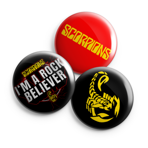 Scorpions von Scorpions - Button Set jetzt im Scorpions Store
